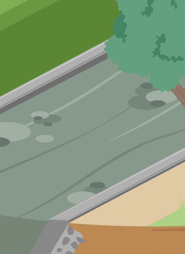 Verschmutztes, trübes Wasser