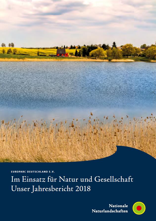 Titelblatt des Jahresberichts 2018 von Europarc Deutschland e. V.
