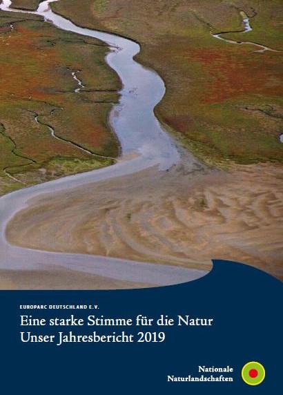Titelblatt des Jahresberichts 2019 von Europarc Deutschland e. V.