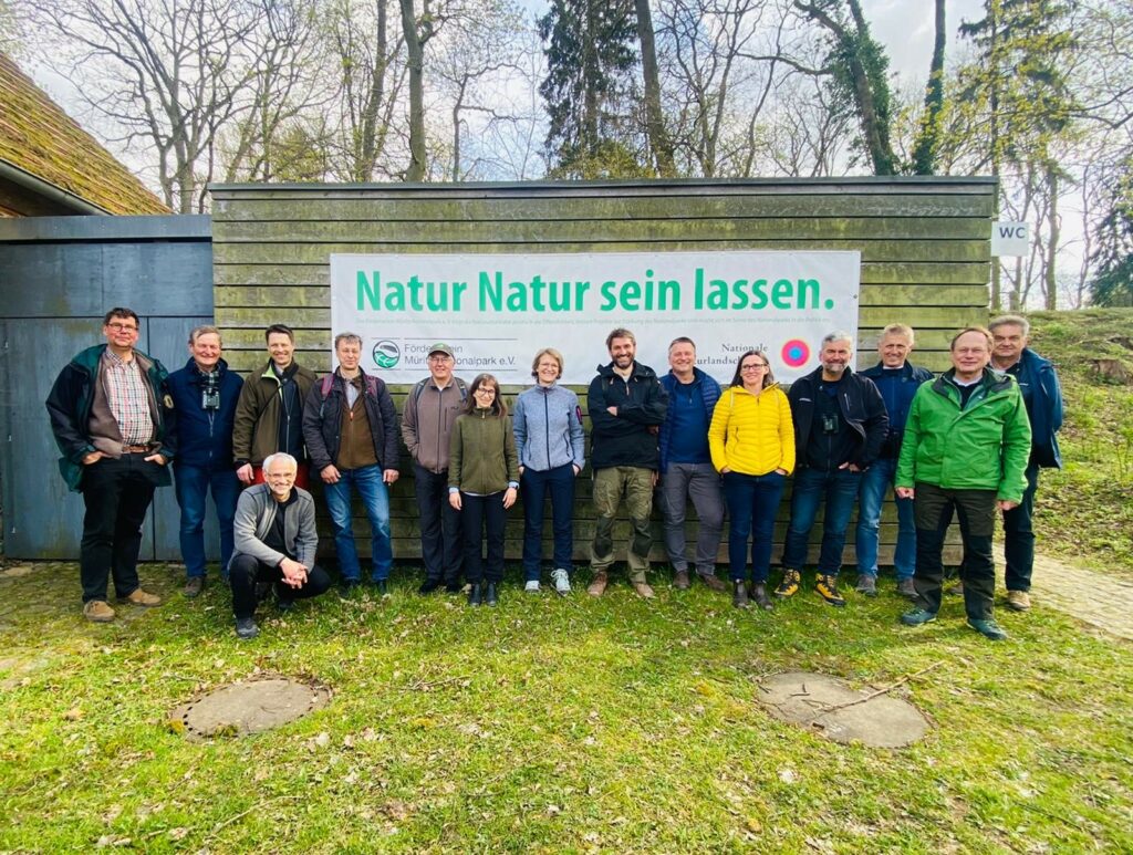 Exkursionsfoto der Leiter*innen der Nationalparke