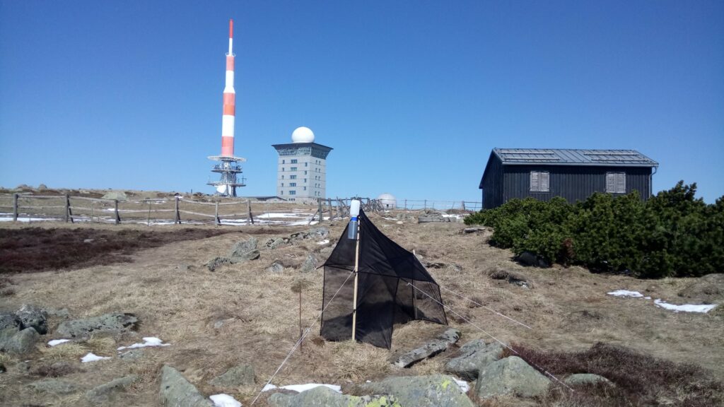 Malaisefallen auf der Spitze des Brockens