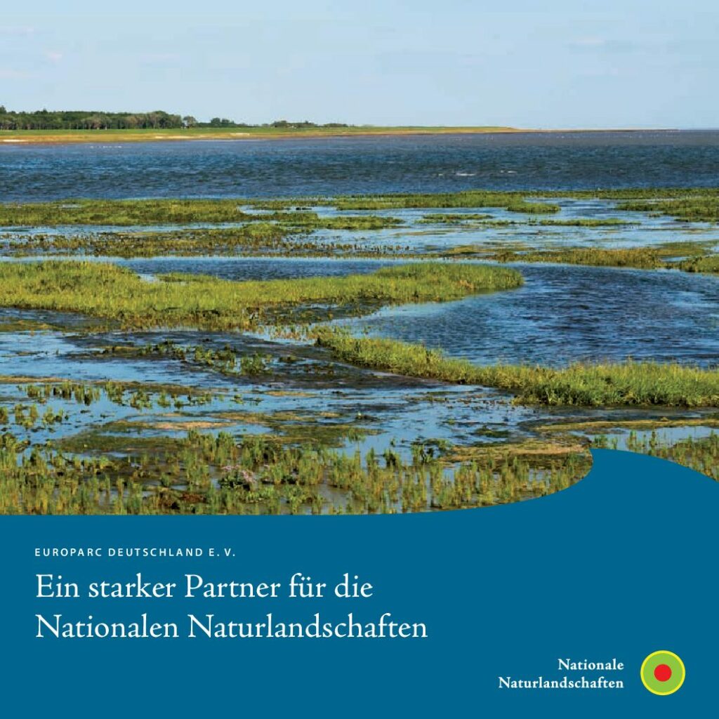 Titelblatt der Image-Broschüre "Ein starker Partner für die Nationalen Naturlandschaften"