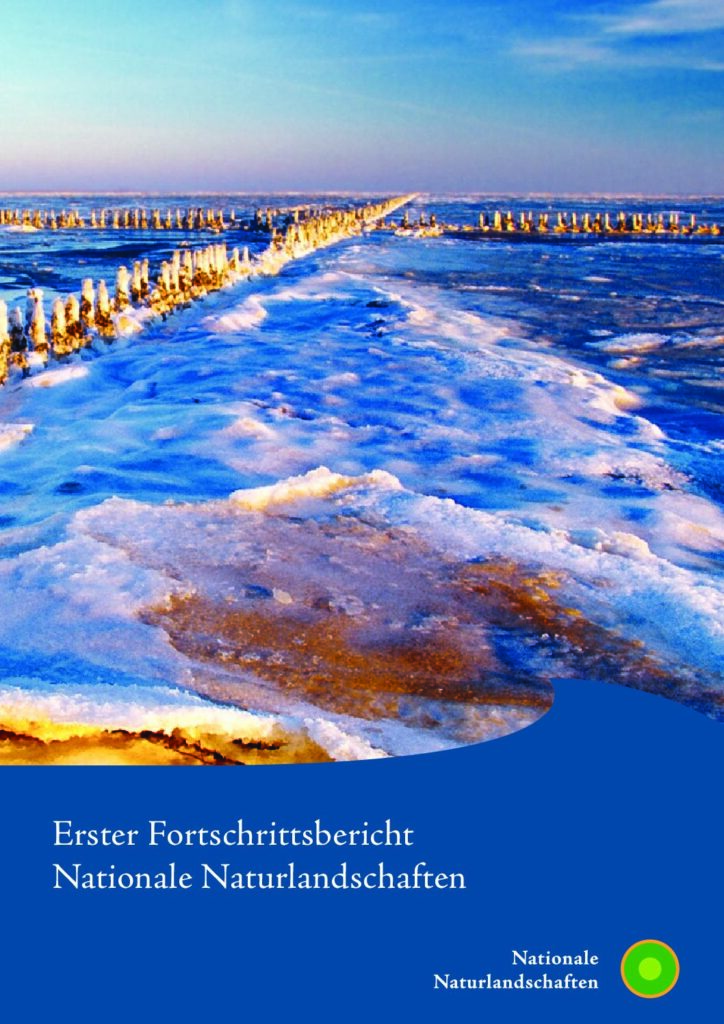 Titelblatt des Fortschrittsbericht 2008 der Nationalen Naturlandschaften