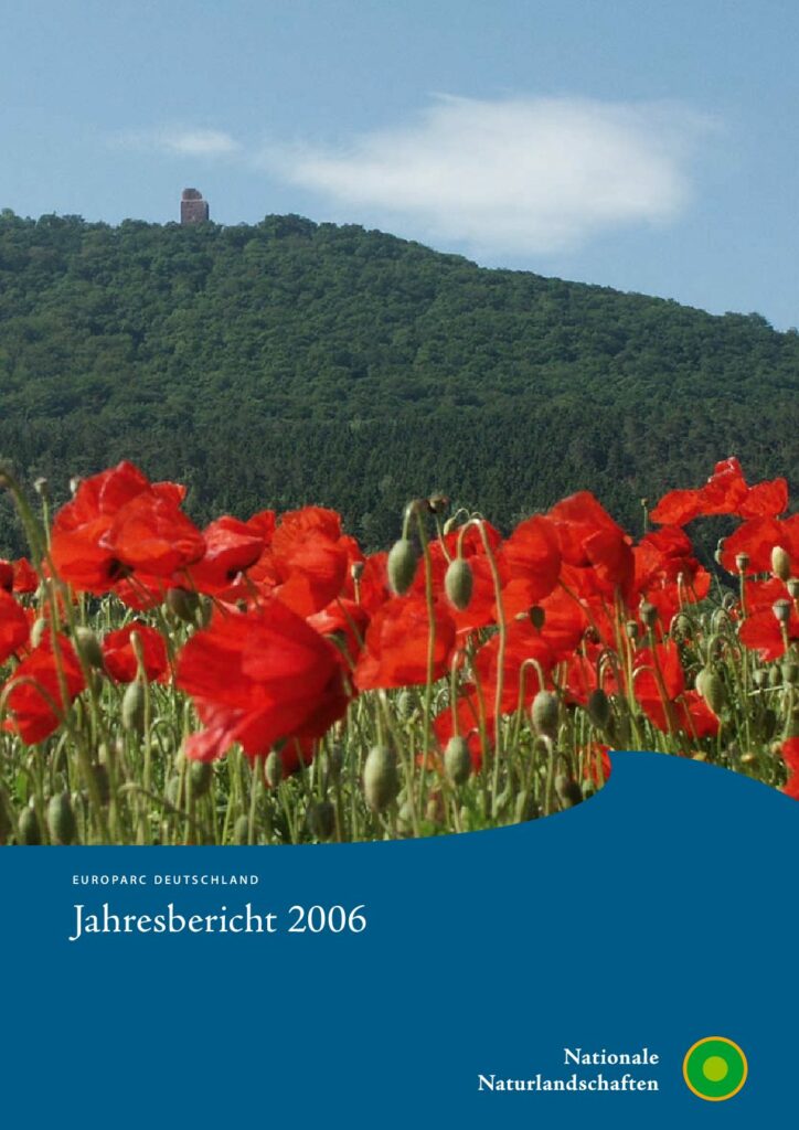 Titelblatt des Jahresberichts 2006 von Europarc Deutschland e. V.