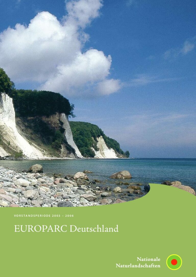 Titelblatt des Jahresberichts 2003-2006 von Europarc Deutschland e. V.