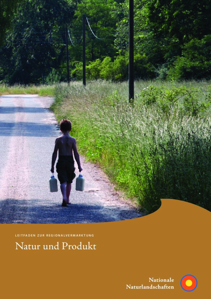 Titelblatt des Leitfadens zur Regionalvermarktung "Natur und Produkt"