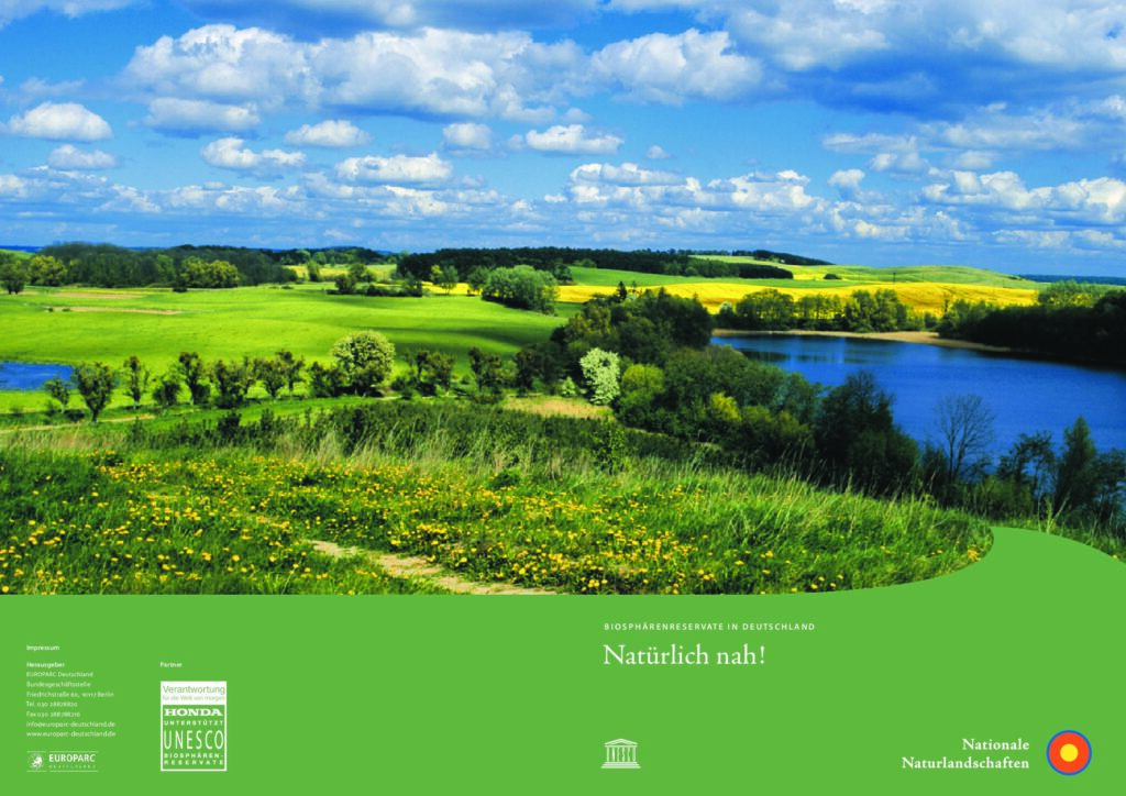 Umschlag der Broschüre "Biosphärenreservate in Deutschland. Natürlich nah"