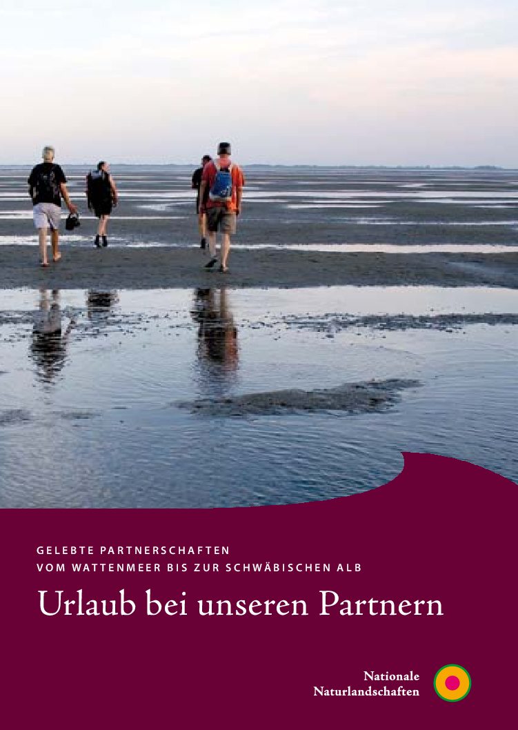 Titelblatt der Broschüre "Urlaub bei unseren Partnern"