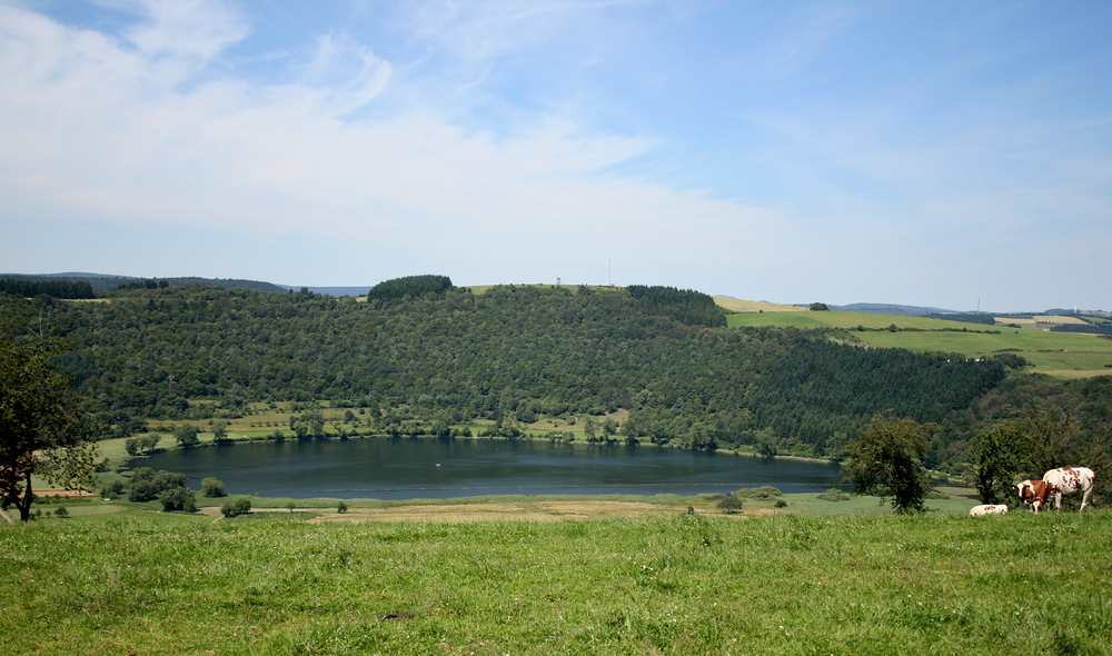 Ein Blick auf das Meerfelder Maar